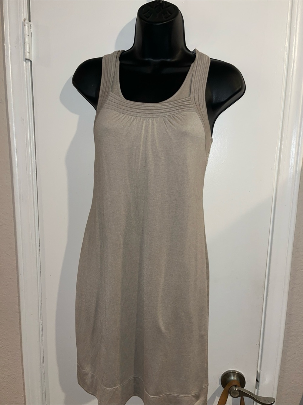 banana republic dress Size Xs Racer back Khaki Dress
